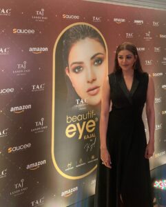 Kajal Aggarwal Looks Pretty in Black Dress 